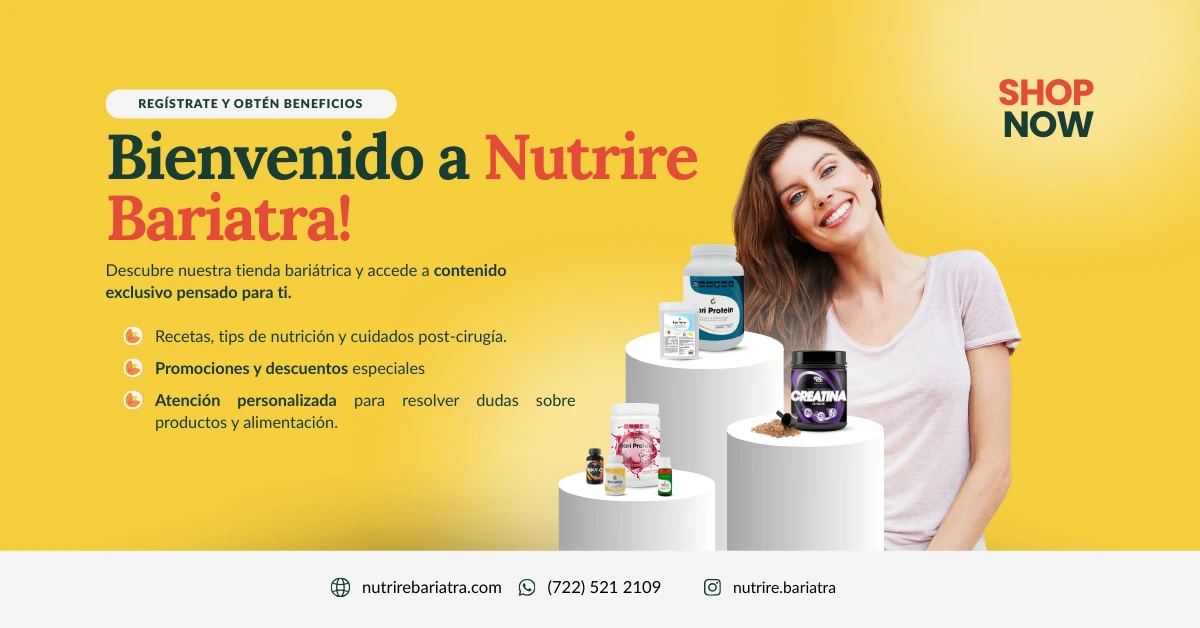 Bienvenido a Nutrire Bariátra - movil